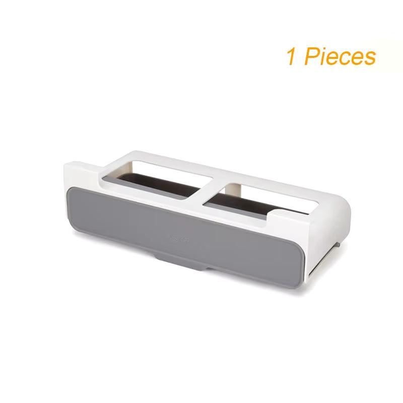 Kitchen Self-Adhesive Spice Rack Seasoning Bottle Storage Shelf under Desk Spice Organizer Drawer Kitchen Storage Supplies