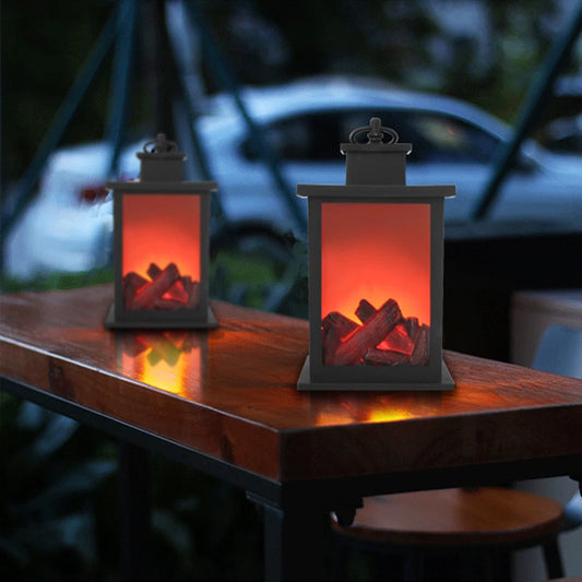 FlammePortée LED Fireplace Lantern