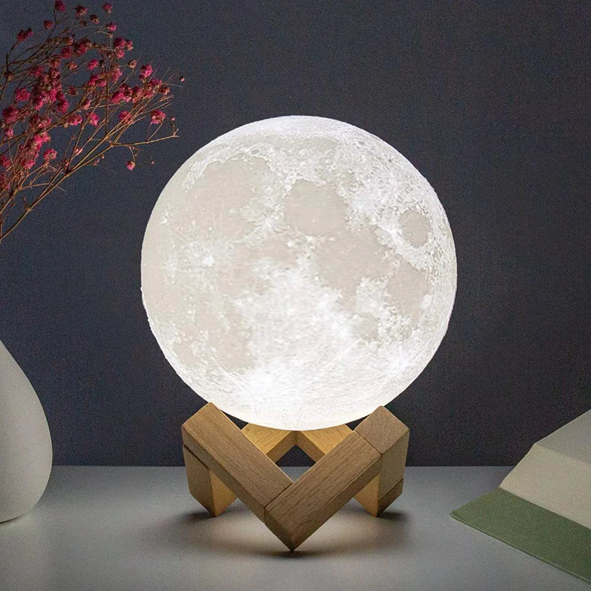 LuneVerre LED Moon Lamp